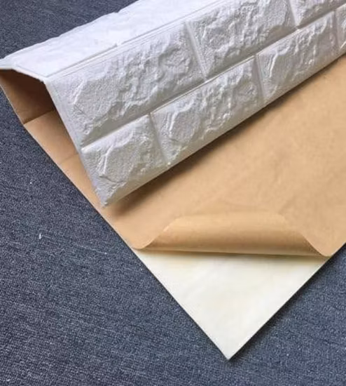 3D Solid Wall Stickers Waterproof Anti-Collision Vinyl Brick Wall Coated Paper Self-Adhesive Wallpaper 3D Foam Wallpaper